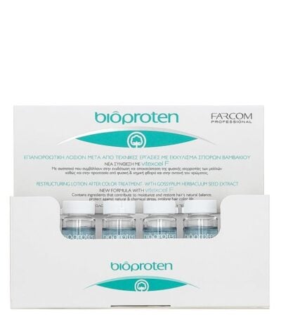 Bioproten Επανορθωτική Λοσιόν 12*10ml Επανορθωτική λοσιόν μαλλιών για χρήση μετά από τεχνικές εργασίες.
