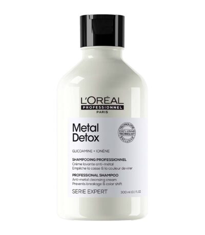 L'Oreal Professionel Metal Detox Shampoo Σαμπουάν Αποτοξίνωσης Μαλλιών Τα μαλλιά γίνονται πιο δυνατά. Το χρώμα διαρκεί περισσότερο με 2x περισσότερη λάμψη
