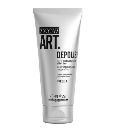 L'Oreal Professionnel Tecni Art Depolish 100ml Εύπλαστη πάστα διαμόρφωσης για αποδομημένο, σκληρό και ατημέλητο look. διαμορφώνει και κάνει ματ τα μαλλιά.