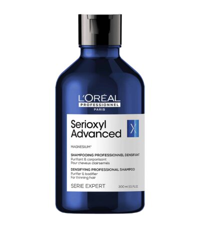 L'Oreal Professionnel Serioxyl Density Σαμπουάν 300ml Σαμπουάν Για Πυκνά Μαλλιά - Serioxyl Advanced Εξυγιαίνει απαλά το τριχωτό, και δίνει στα μαλλιά αίσθηση μεγαλύτερης πυκνότητας. Τα μαλλιά αποκτούν όγκο και λάμψη.