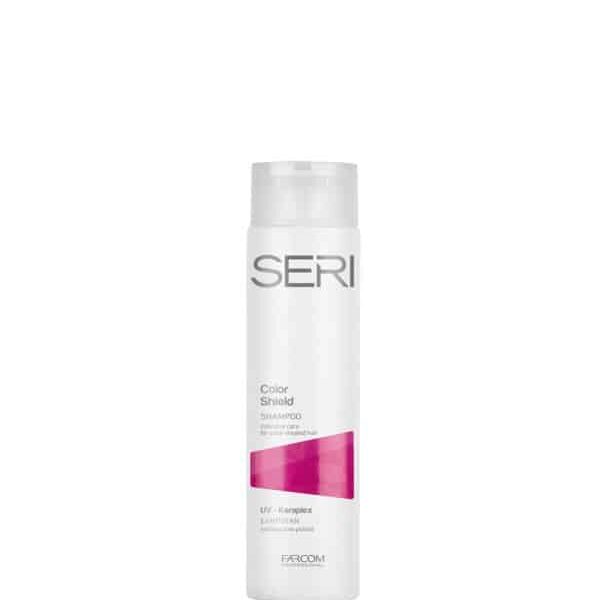 Σαµπουάν SERI COLOR SHIELD µε UV-Keraplex. Εντατική περιποίηση για βαµµένα µαλλιά. Σύµπλεγµα µε κερατίνη φυτικής προέλευσης