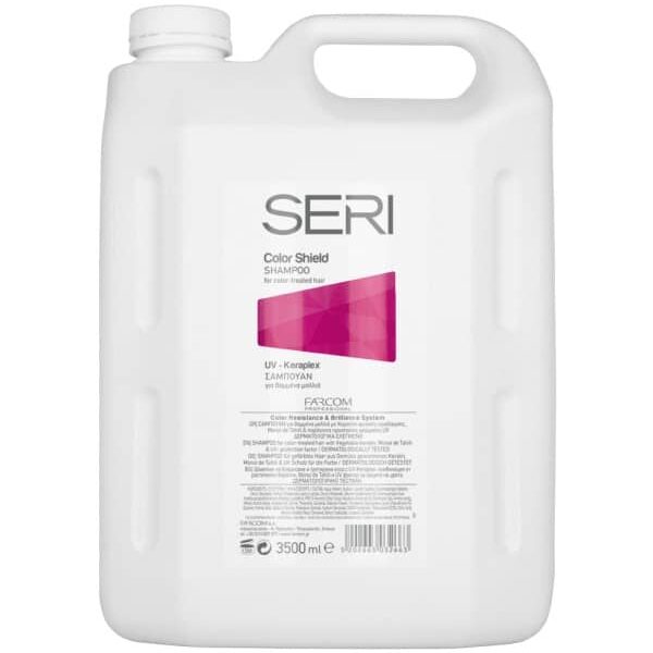 Σαµπουάν SERI COLOR SHIELD µε UV-Keraplex. Εντατική περιποίηση για βαµµένα µαλλιά. Σύµπλεγµα µε κερατίνη φυτικής προέλευσης