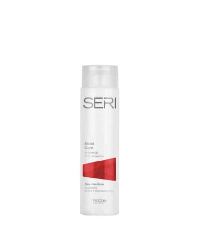 Επαγγελματικό Σαµπουάν SERI MOIST CORE µε Olea-nutriforce για ξηρά, ταλαιπωρηµένα µαλλιά.