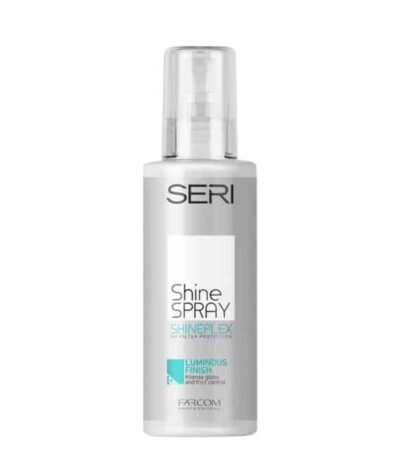 Spray λάμψης μαλλιών, επαγγελματικής απόδοσης, με μεγάλη διάρκεια. Με φίλτρο UV για προστασία από την ηλιακή ακτινοβολία.