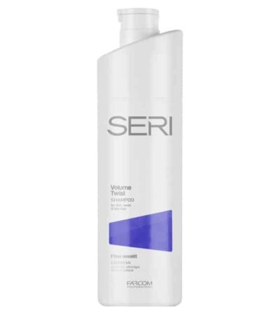 Επαγγελματικό Σαµπουάν SERI VOLUME TWIST µε Fiber Novalift για άτονα, αδύναµα, λεπτά µαλλιά.