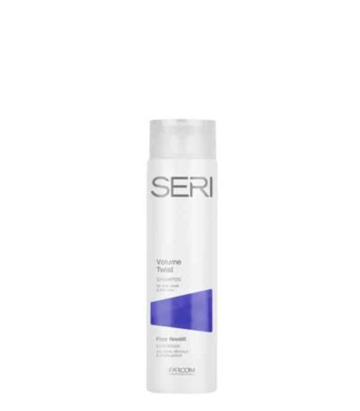 Επαγγελματικό Σαµπουάν SERI VOLUME TWIST µε Fiber Novalift για άτονα, αδύναµα, λεπτά µαλλιά.
