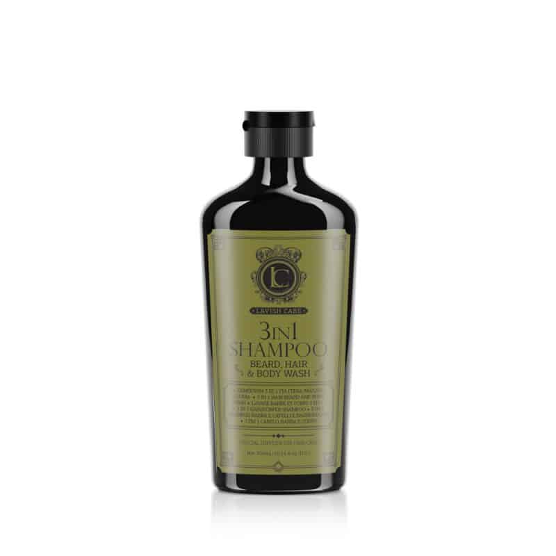 Lavish Care 3 In 1 Shampoo (Beard, Hair & Body Wash) 300ml Σαμπουάν για μαλλιά, γενιάδα και σώμα