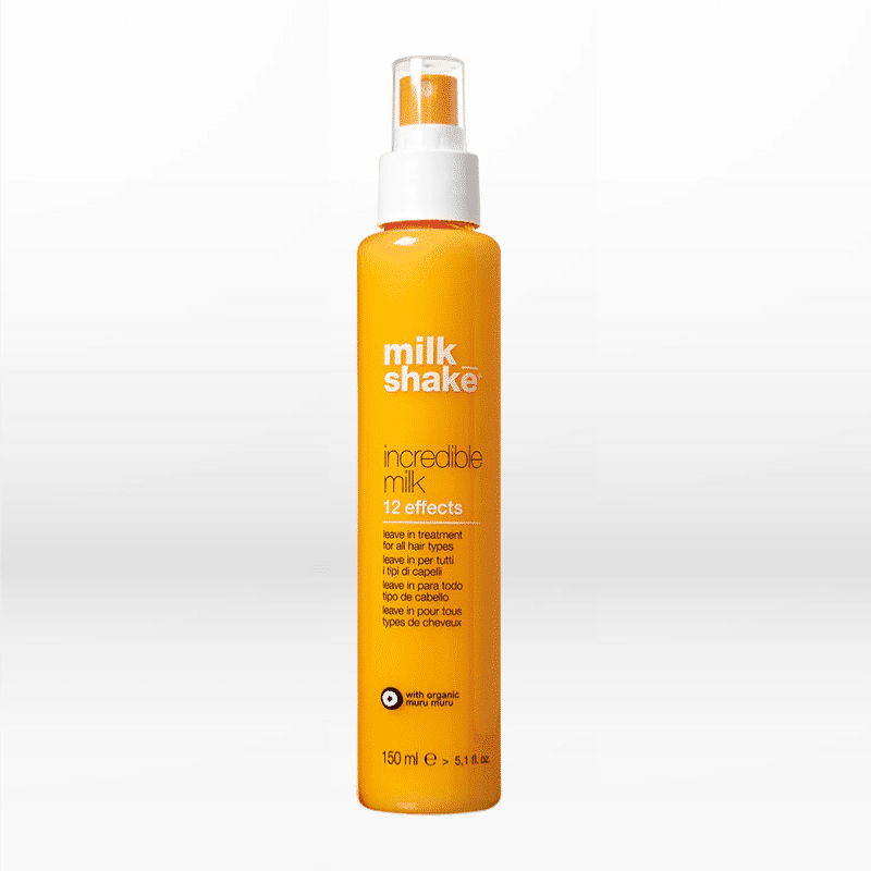 Milkshake Incredible Milk 150ml Το Μilkshake incredible milk είναι μια εντατική μάσκα ψεκασμού περιποίησης μαλλιών που εκτελεί δώδεκα δράσεις.
