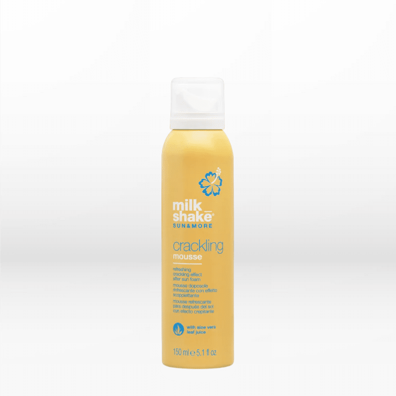 Milkshake Sun & More Crackling Mousse 150ml Αφρός με εκχύλισμα αλόης και γλυκόριζας που ενυδατώνει και αναζωογονεί το δέρμα μετά την έκθεση στον ήλιο.