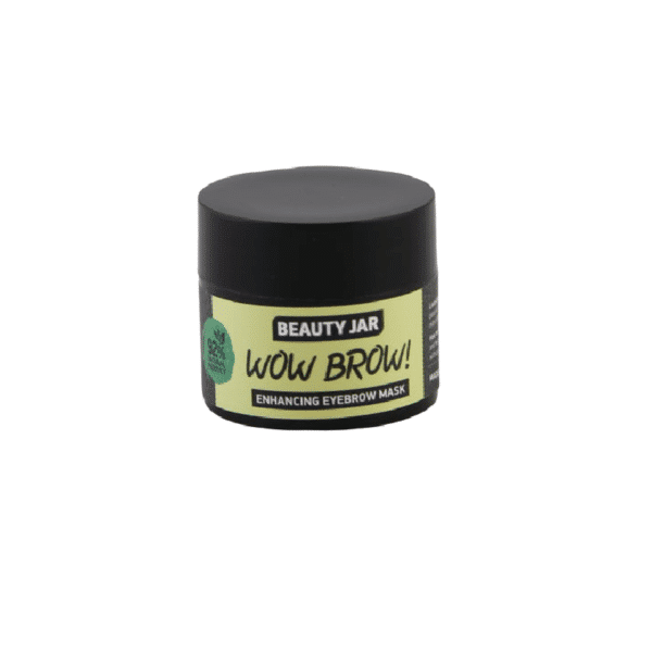 Beauty Jar “WOW BROW” Μάσκα φρυδιών για όγκο Με έλαιο Macadamia, έλαιο Jojoba και Καστορέλαιο. 92% φυσικά συστατικά Χωρίς SLS, Parabens και πειράματα σε ζώα.