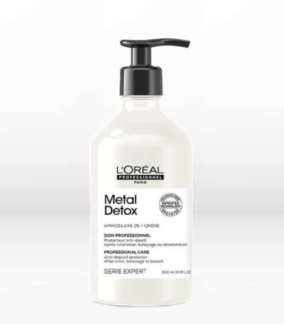 L'Oreal Professionel Metal Detox Shampoo 500ml Σαμπουάν Αποτοξίνωσης Μαλλιών Τα μαλλιά γίνονται πιο δυνατά. Το χρώμα διαρκεί περισσότερο με 2x περισσότερη λάμψη. Επαγγελματική εγγύηση για τη βαφή, το balayage και το ξάνοιγμα.