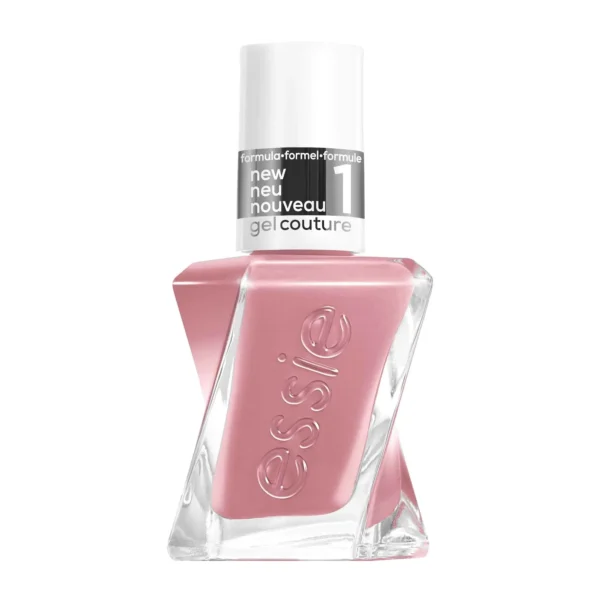 Εssie Gel Couture βερνίκι νυχιών για αποτέλεσμα σαν gel χωρίς την χρήση λάμπας UV. Νέα σύνθεση που χαρίζει γυαλιστερή λάμψη και διάρκεια έως και 15 ημέρες. Ένα μακράς διάρκειας, vegan βερνίκι νυχιών σε ένα διακριτικό ροζ-μωβ χρώμα.