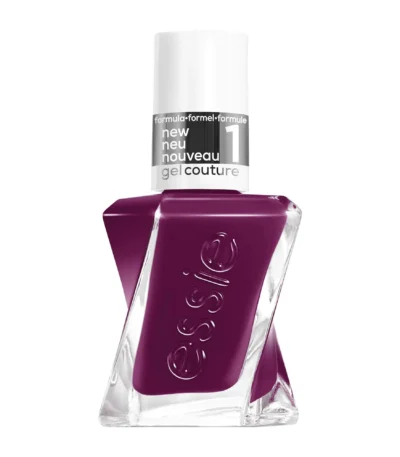 Εssie Gel Couture βερνίκι νυχιών για αποτέλεσμα σαν gel χωρίς την χρήση λάμπας UV. Νέα σύνθεση που χαρίζει γυαλιστερή λάμψη και διάρκεια έως και 15 ημέρες. Ένα μακράς διάρκειας, vegan βερνίκι νυχιών σε ένα έντονο μωβ χρώμα με έντονους μπλε υποτόνους.